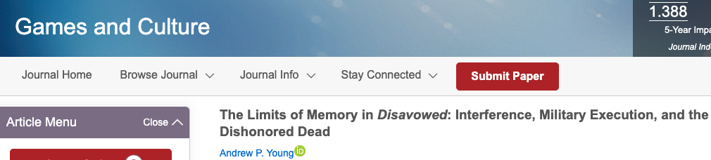 Disavowed Article